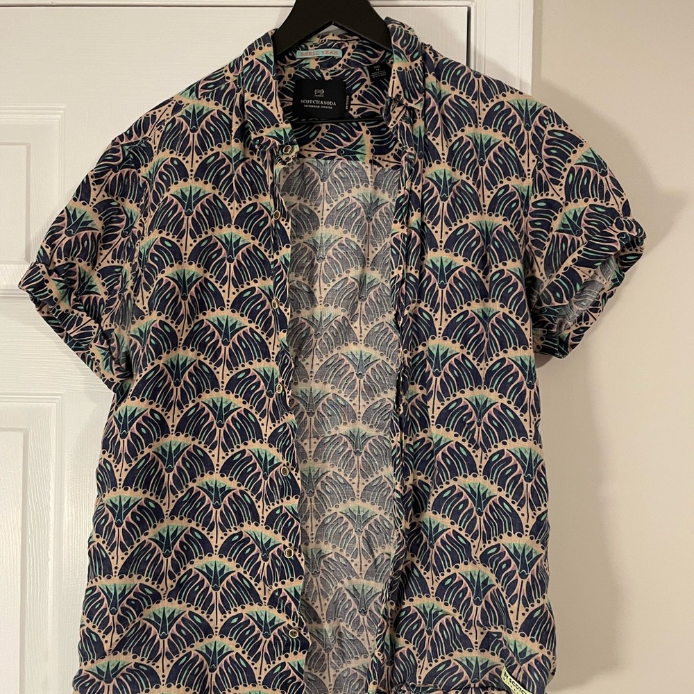 Scotch and Soda Short Sleeve Button Up